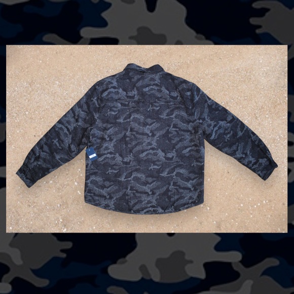 Lucky Brand Camouflage Button Down Shirt Jacket - Picture 12 of 14